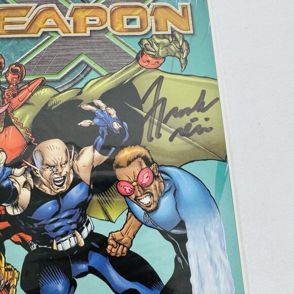 Weapon X Wizard 1/2 issue Dynamic Forces Signed Frank Tieri & Numbered COA 2002 - Picture 3 of 9